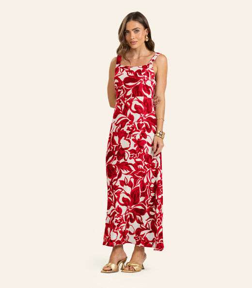 Image_Vestido Midi em Linho Feminino Endless Vermelho