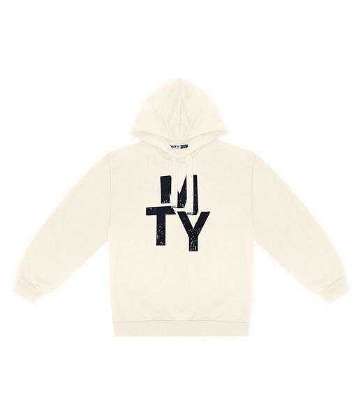 Moletom Juvenil Feminino Com Capuz Minty Bege