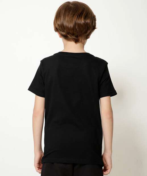 Camiseta Infantil Estampa Frase MR Tam 4 a 10