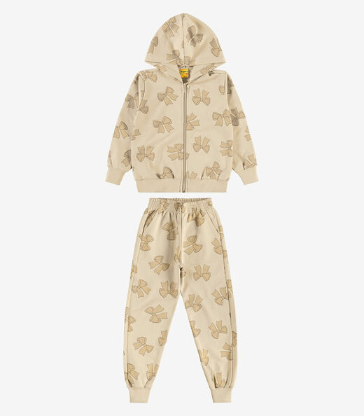 Image_Conjunto Jaqueta e Calça Moletom Sarjado Rovi Kids Bege