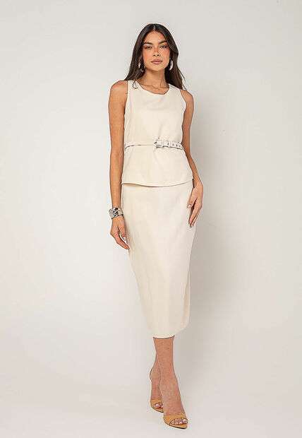 Image_Conjunto Alfaiataria Saia Midi e Regata Marfim Salvatore