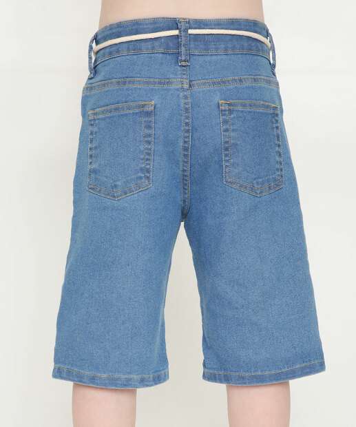 Bermuda Infantil Jeans Marisa Tam 4 a 10