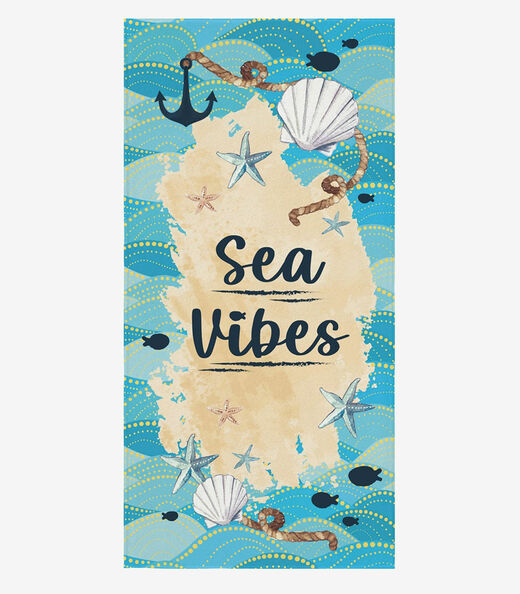 Image_Toalha De Praia Aveludada Estampada Lepper Azul