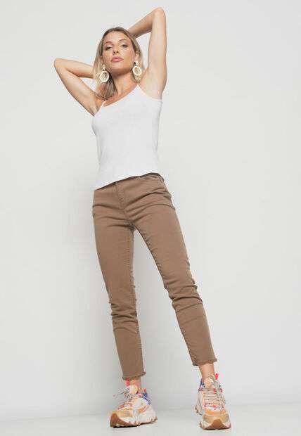 Regata  Alcinha Malha Canelada Branco