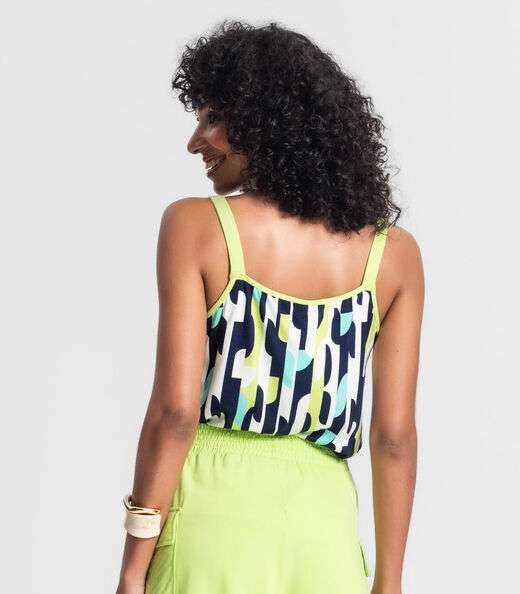 Regata Feminina Estampa Rovitex Verde