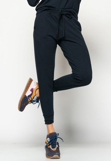 Calça  Comfy Jogger  Moletinho Preta Salvatore Fashion