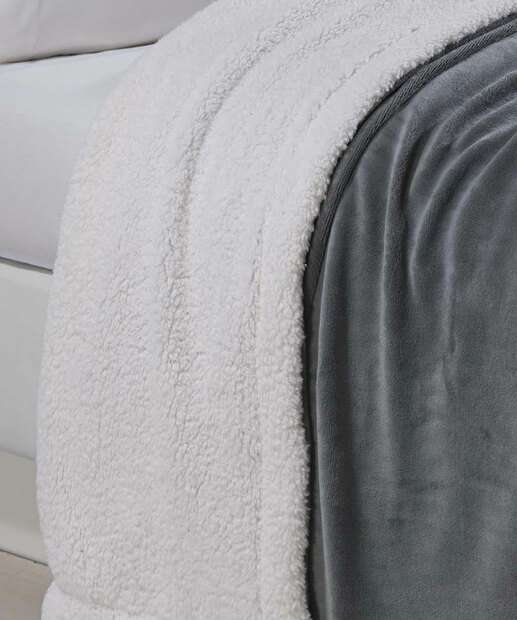 Manta Solteiro Lisa Fleece Andreza 1 Peça 