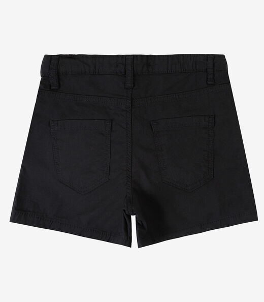 Short Infantil Jeans Com Bolsos Select Preto