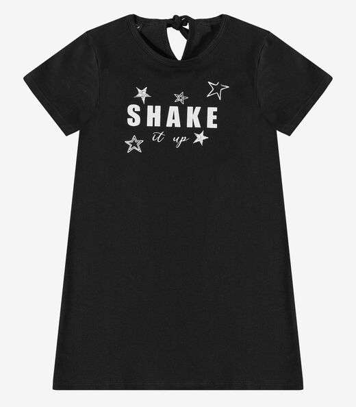 Image_Vestido Feminino Infantil em Molecotton Select Preto