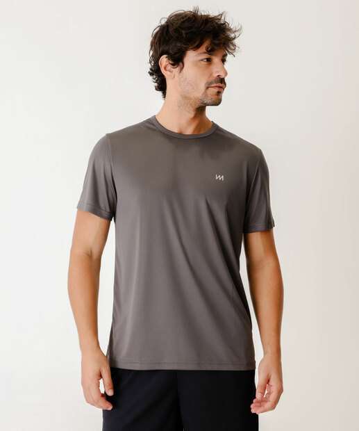 Camiseta Masculina Fitness Manga Curta MR