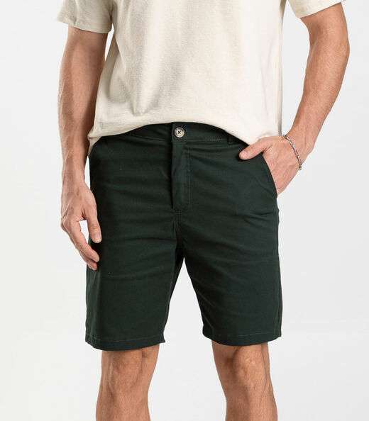 Bermuda Masculina em sarja Diametro Verde
