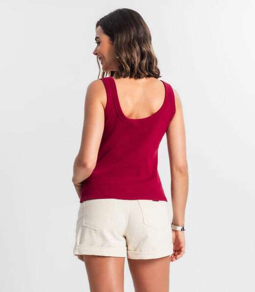 Regata Feminina Básica Select Vermelho