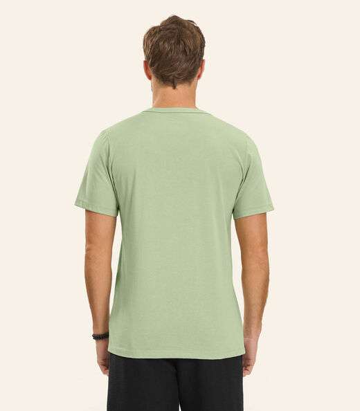 Camiseta Meia Malha Masculina Diametro Verde