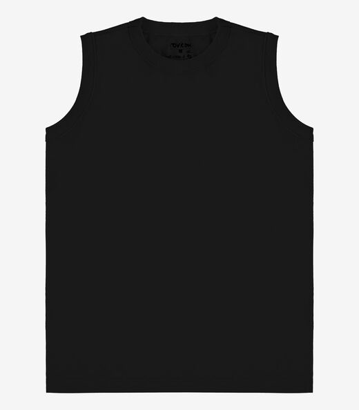 Regata Básica Infantil Masculina Rovi Kids Preto