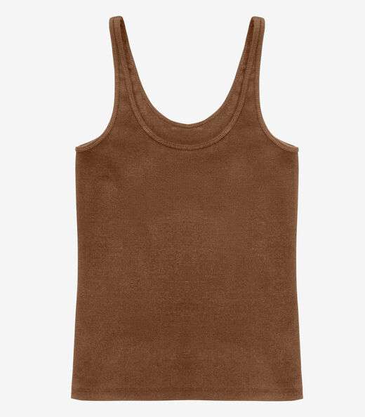 Blusa De Alca Básica Feminina Rovitex Marrom