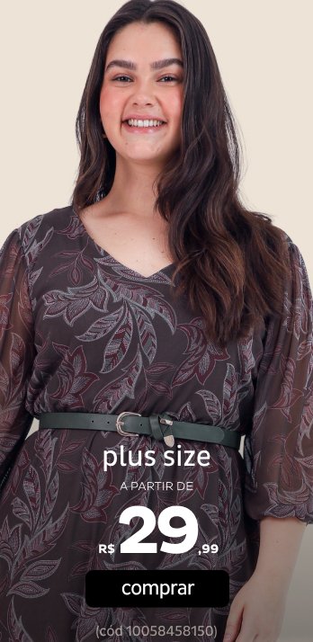 Plus Size a partir de R$29,99