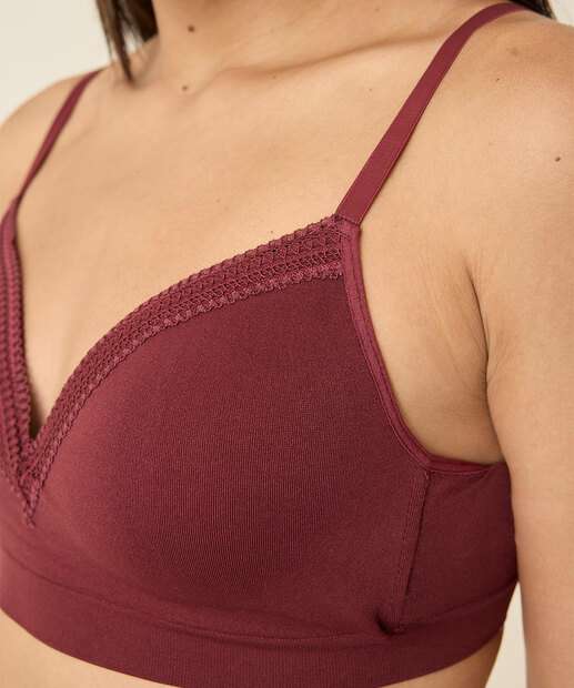 Sutiã Top Triângulo Com Bojo Marisa