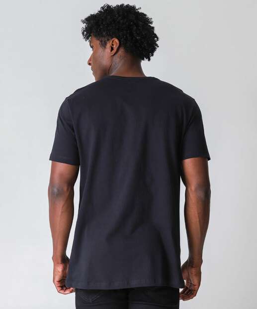 Camiseta Masculina Batman Warner Bros Preto