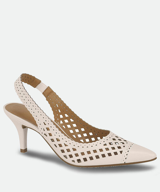 Scarpin Feminino Slingback Salto Fino Vizzano 