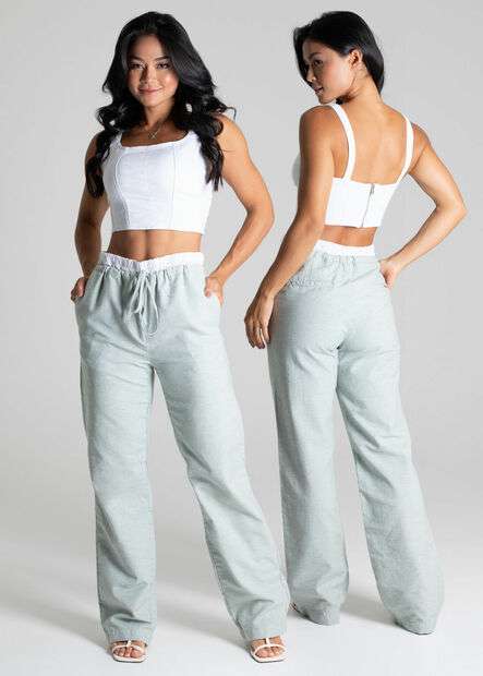 Calça Sarja Sawary Reta - 276345