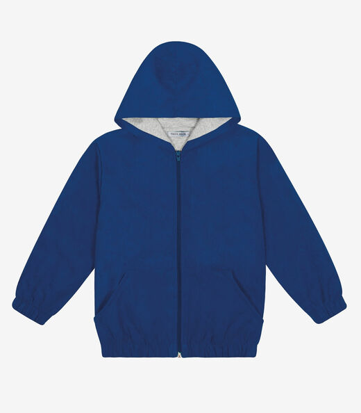 Jaqueta Com Capuz Infantil Masculino Trick Nick Azul