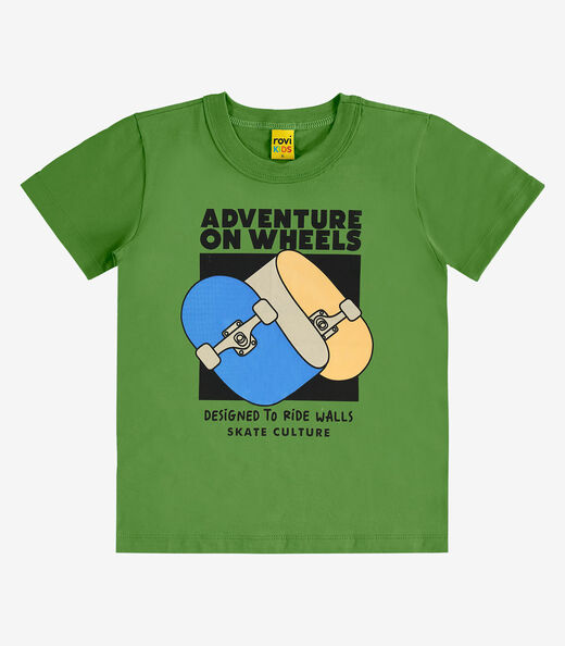 Image_Camiseta Infantil em Meia Malha Rovi Kids Verde