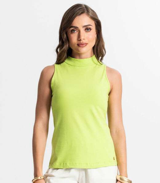 Regata Feminina Gola Alta Endless Verde