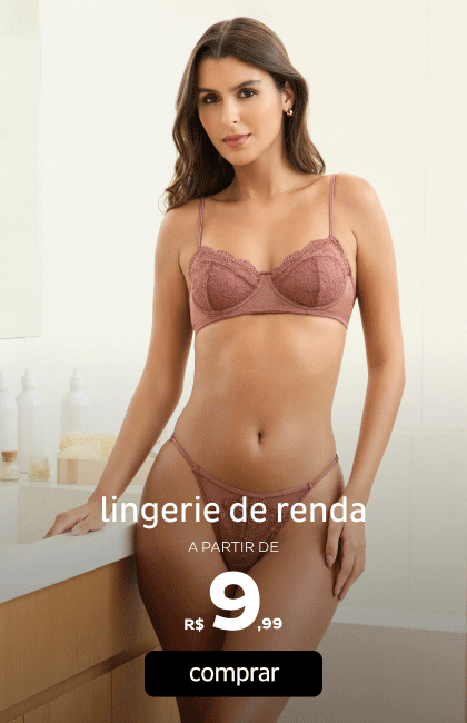 Lingerie de Renda a partir de R$9,99