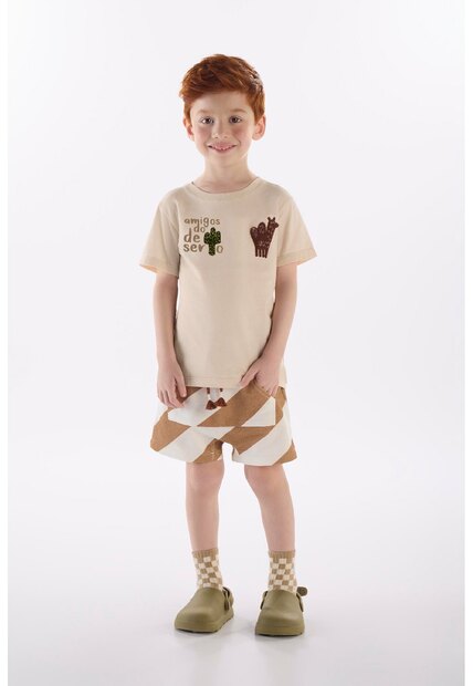 Image_Conjunto Menino Camiseta e Short Três e Já