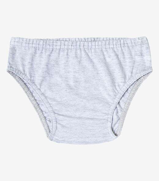 Kit 3 Cuecas Slip Infantil Em Algodão Select Preto