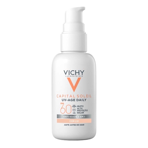 Image_Kit com 3 Unidades de Protetor Solar Capital Soleil UV-Age Daily Vichy FPS60 Cor