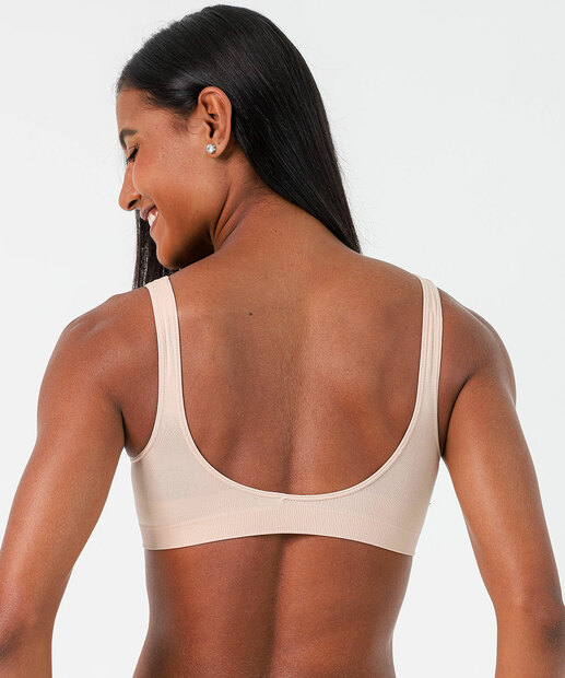 Sutiã Top Sem Bojo Microfibra Alças Largas DelRio