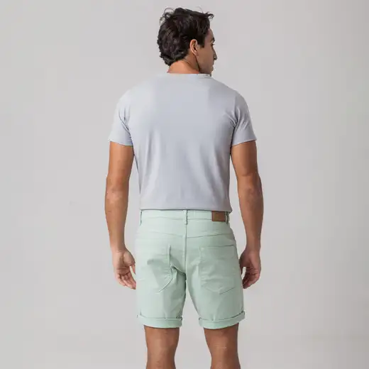 Bermuda Sarja Masculina Verde Zune