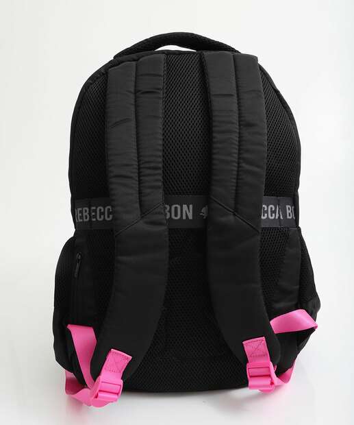 Mochila Infantil Escolar Rebecca Bonbon Preta