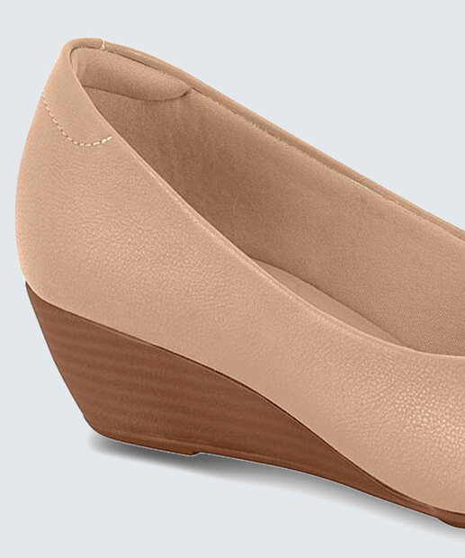 Peep Toe Feminino Salto Anabela Tiras Modare 