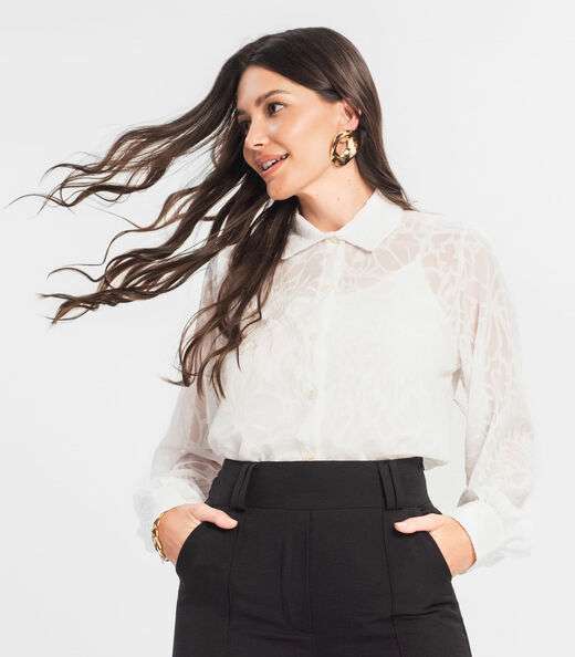 Camisa Com Blusa De Alça Feminina Endless Bege