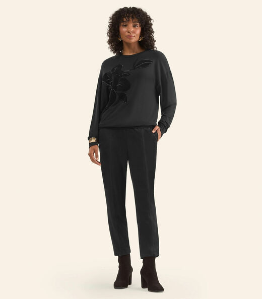 Image_Blusão Feminino Em Molecotton Estampado Rovitex Preto