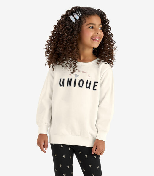 Conjunto Blusão com Legging Molecotton Rovi Kids Bege