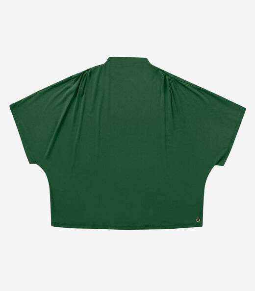 Blusa Feminina Manga Curta Secret Glam Verde