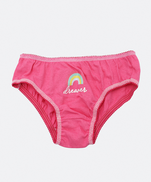 Kit Calcinha Infantil Feminina com 3 Peças Marisa