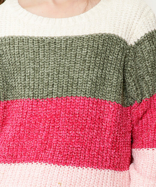 Suéter Infantil Tricô Chenille Marisa Tam 4 a 10