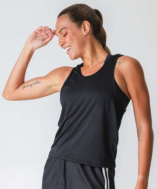 Image_Blusa Regata Feminina Fitness Dry Fit Marisa Preto