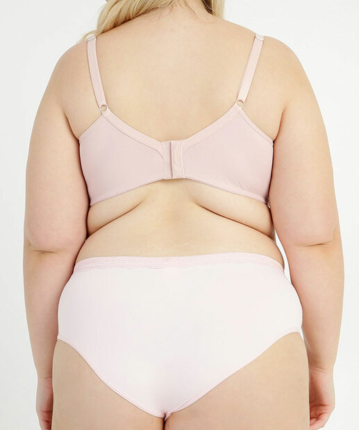 Kit 2 Calcinhas Plus Size Biquíni Listrada Marisa