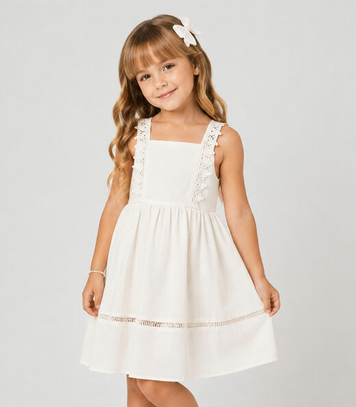 Image_Vestido Infantil Malha Anarruga Trick Nick Bege