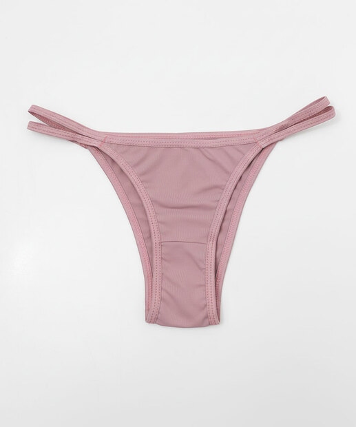 Kit 2 Calcinhas String Corações E Lisa Marisa Rosa