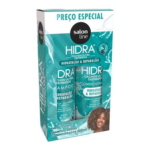 Kit Shampoo e Condicionador Hidra Abacate Salon Line 300ml