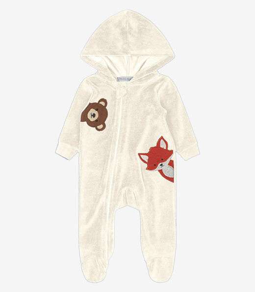 Image_Macacão Infantil Com Capuz Trick Nick Bege