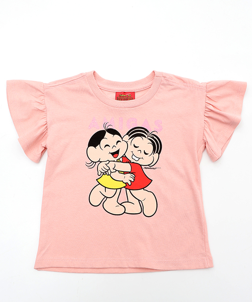 Image_Blusa Infantil Menina Turma da Mônica Rosa Tam 1 a 3