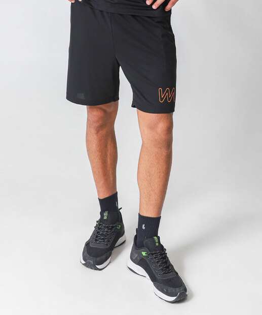 Bermuda Masculina Fitness Básica MR Preto