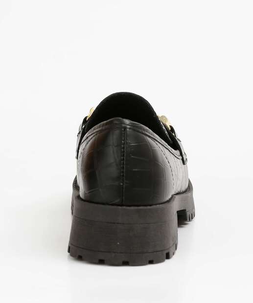 Mocassim Loafer Feminino Bridão Textura Marisa L004
